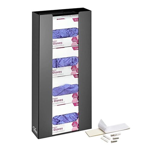 Adir Glove Holder for Wall Mount Holds A Double Box Capacity, Used As Medical Rubber Gloves, Tissue Dispenser for Quick Access in Your Garage, Home, Office, Hospitals, Restaurant (Acrylic) in Kuwait