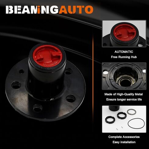 Manual Free Wheel Bearing Locking Hubs Replacement for Ford Explorer 90-94, Ranger 90-97, Mazda Pickup 94-97, Navajo 90-94, Replacement# AVM465HP, 2 Piece in Kuwait