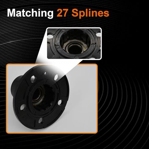 Manual Free Wheel Bearing Locking Hubs Replacement for Ford Explorer 90-94, Ranger 90-97, Mazda Pickup 94-97, Navajo 90-94, Replacement# AVM465HP, 2 Piece in Kuwait