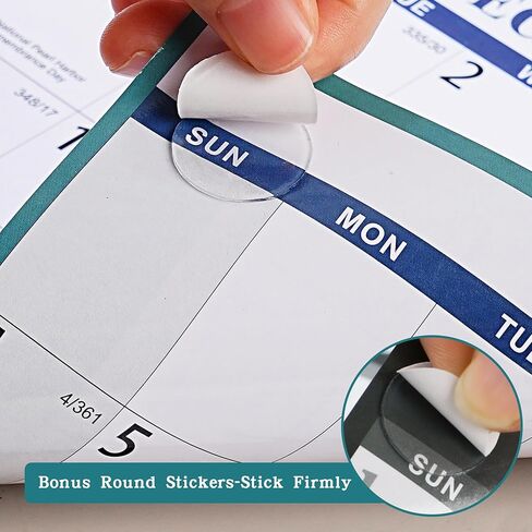 Dry Erase Calendar for Wall - Yearly Wall Calendar 2026, 23" x 35", Jan. - Dec. 2026, 12 Months Folded Yearly Calendars Erasable in Kuwait