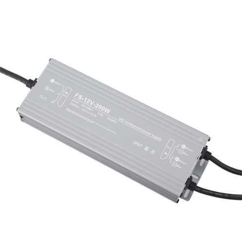1pcs AC190-240V to DC12V/24V Switching Power Supply Lighting Transformer 200W-600W Aluminum Outdoor IP67 Waterproof for LED Light(DC 24V,400W) in Saudi Arabia