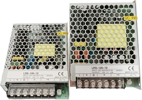 1 قطعة LRS-100W 120 واط إخراج واحد تحويل التيار الكهربائي 12 فولت 24 فولت رقيقة لمعدات أتمتة التحكم الصناعي (LRS-120-12V 10A) in Saudi Arabia