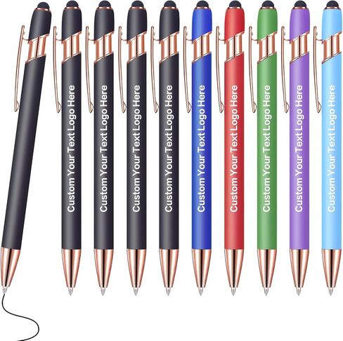 Custom pens bulk,Personalized Text/Logo,With stylus tips in Saudi Arabia
