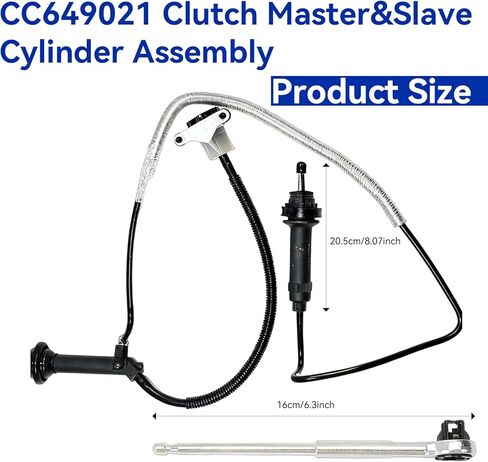 مجموعة أسطوانات القابض الرئيسية والتابع متوافقة مع 1999-2007 Ford F-250 Super Duty/F-350 Super Duty/F-450 Super Duty/F-550 Super Duty 7.3L V8، 6.0L V8 DIESEL in Kuwait