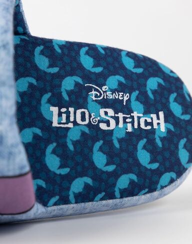 Disney Stitch Slippers in Blue | Ladies Slip-On Character House Loafers | Lilo & Stitch Kidult Merchandise in Saudi Arabia