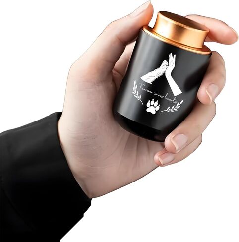 Small Keepsake Urns for Ashes Pets/Dogs/Cats, Mini Memorial Cremation My Guardian Angel Urn for Pet/Dog/Cat Ashes Container with Angel Resin Statue(Dog urn) in Kuwait