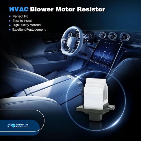 مقاوم محرك منفاخ POHIAL HVAC متوافق مع مركبات Hyundai & Kia - Elantra 2010-2020، Sorento 2015-2018/2020، Forte 2014-2018، Genesis، Equus، Elantra GT، Forte Koup، Forte5 in Saudi Arabia
