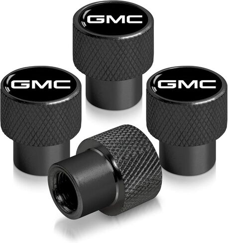 5 قطع من أغطية جذع صمام الإطارات GMC المتوافقة مع ملحقات أغطية عجلات سييرا دينالي كانيون تيرين يوكون جيمي أكاديا (أبيض) in Kuwait