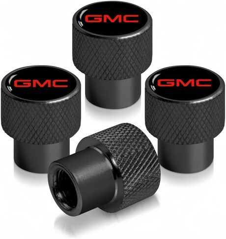 5 قطع من أغطية جذع صمام الإطارات GMC المتوافقة مع ملحقات أغطية عجلات سييرا دينالي كانيون تيرين يوكون جيمي أكاديا (أبيض) in Kuwait