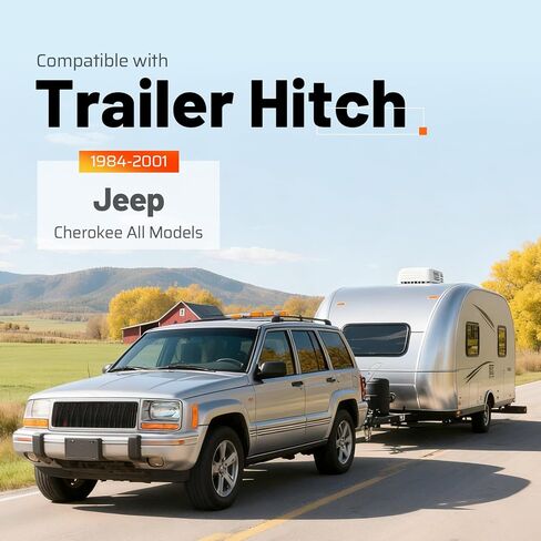 وصلة سحب المقطورة من الفئة 3، جهاز استقبال 2 بوصة متوافق مع جميع موديلات جيب شيروكي 1984-2001 in Kuwait