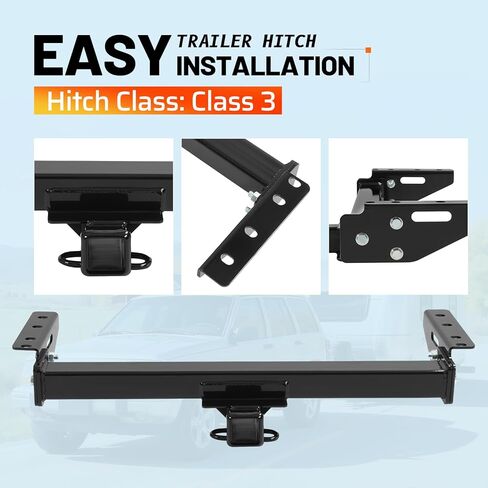 وصلة سحب المقطورة من الفئة 3، جهاز استقبال 2 بوصة متوافق مع جميع موديلات جيب شيروكي 1984-2001 in Kuwait