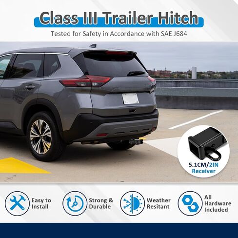 Wsays Class 3 Trailer Hitch 2" Receiver Compatible with Nissan Rogue 2021-2026 in Saudi Arabia