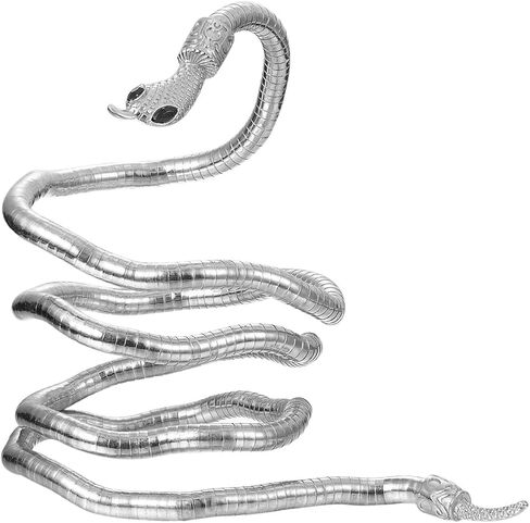 Bendable Snake Choker for Women: Punk Flexible Snake Dragon Bracelet Multi-Purpose Chain Necklace Jewelry for Christmas Halloween Cocktail in Saudi Arabia