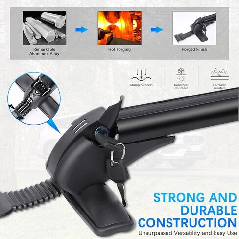 حامل سقفي قضبان متقاطعة لهوندا أكورد 2018-2022 بدون قضبان سقف حامل بضائع متقاطع من الألومنيوم مع قفل in Kuwait