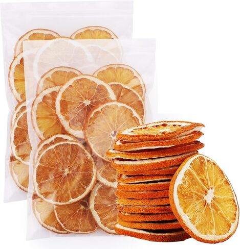 30pcs Dried Orange Slices with Twine Strings, Natural Dehydrated Orange Slices, Christmas Wreath Making Supplies for X-mas Tree Decoration, Garland, Centerpiece, DIY Crafts, Gift Wrapping, Potpourri in Saudi Arabia