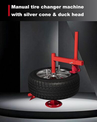 Manual Tire Changer Machine, Portable Tire Changer with Duck Head, 12''-21'' Tire Change, Fit for Cars, Trailer, ATV, Truck, SUV in Kuwait