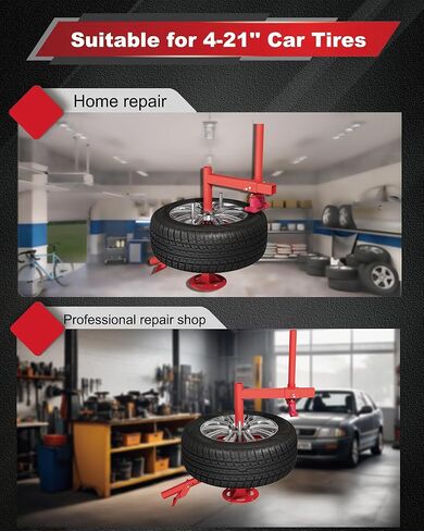 Manual Tire Changer Machine, Portable Tire Changer with Duck Head, 12''-21'' Tire Change, Fit for Cars, Trailer, ATV, Truck, SUV in Kuwait