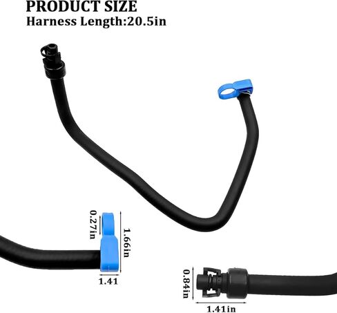 Car Engine Radiator Coolant Hose, OEM#13251447 Vehicle Upper Inlet Coolant Recovery Tank Hoses, Automotive Bypass Hose Replacement Radiator, Compatible with 2012-2020 Sonic 1.4L in Saudi Arabia