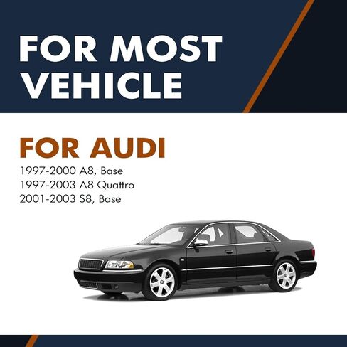 زوج تلقائي PM من 2 دعم رفع غطاء المحرك الأمامي متوافق مع 1997-2003 Audi A8 Quattro in Saudi Arabia