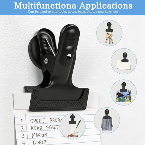 مشابك مغناطيسية شديدة التحمل مكونة من 3 قطع، فتحة من خليط معدني مقاس 1.5 بوصة مع وسادات مضادة للخدش، لا حاجة إلى حفر للسبورة البيضاء والثلاجة والجراج وورشة العمل ومنظم كابينة الرحلات البحرية in Kuwait