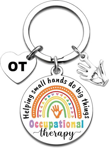 Occupational Therapy Gifts for Women Occupational Therapist Gifts for Women OT Gift for Therapist Physical Speech Therapy Appreciation Birthday Christmas Gift OT Keychain in Saudi Arabia