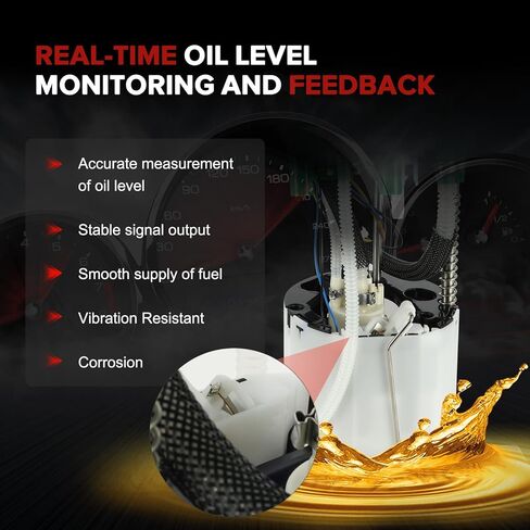 E8681M Electric Fuel Pump Module Assembly Sending Unit Compatible with Audi A4 2005-2009 Quattro 2.0L L4 3.2L V6,RS4 2007-2008 4.2L V8 Replaces# 8E0919051CQ 8E0919051AK FG0977 P77072M SP5103M 69829 in Kuwait