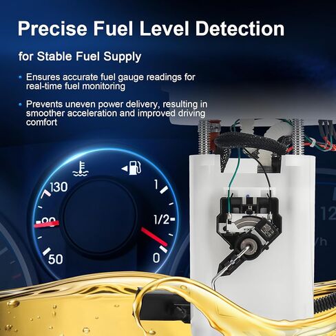 Fuel Pump Module Assembly Compatible with Grand Cherokee 1999 2000 2001 2002 2003 2004(V8 4.7L L6 4.0L), Replace E7127MN FP67662M P75039M P75041M in Saudi Arabia
