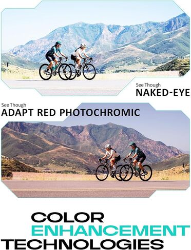 Galvanic Replacement Lenses for Ray-Ban Meta Wayfarer RW4006 & Gen 2 RW4012 50mm Smart Glasses-Transition, Easy to Install - Adapt Red Photochromic in Saudi Arabia