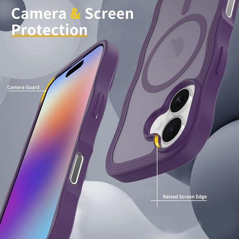 متوافق مع حافظة iPhone 16 Pro Max، ترقية السيليكون السائل [حماية الكاميرا] [بطانة ناعمة من الألياف الدقيقة المضادة للخدش] حافظة هاتف مقاومة للصدمات (وردي، iPhone 16 Pro Max) in Kuwait