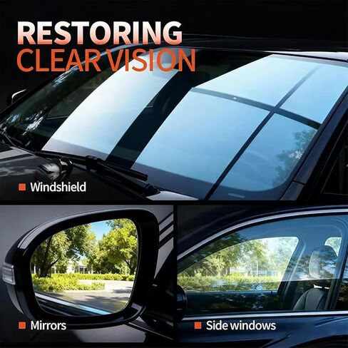 Kubot 2026 مزيل غشاء الزيت الزجاجي الجديد المحمول باليد، لوح تنظيف منظف الزجاج، فرشاة تنظيف فيلم زيت السيارات لنوافذ السيارات in Kuwait