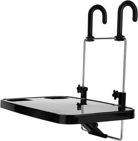 صينية عجلة قيادة Oshotto للسيارة - مكتب سيارة قابل للطي للكمبيوتر المحمول والأطعمة والمشروبات مع حامل أكواب، ملحق سفر محمول متعدد الوظائف، مناسب لمعظم السيارات وسيارات الدفع الرباعي والشاحنات الصغيرة in Kuwait