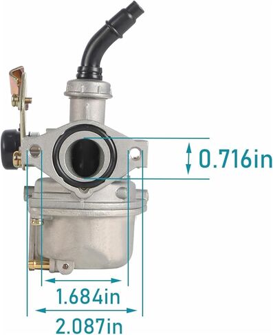 XR70R المكربن ​​لهوندا XR 70 R CRF 70 F XR70 CRF70 PB12H PB12K Carb 70F # K72 19 مللي متر Carb in Saudi Arabia