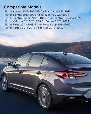 مجموعة وصلات كروية سفلية أمامية متوافقة مع Hyundai Elantra Accent Veloster Venue Elantra Coupe GT Kia Forte Rio Forte Koup Forte5 2012-2023، قطعتان in Kuwait