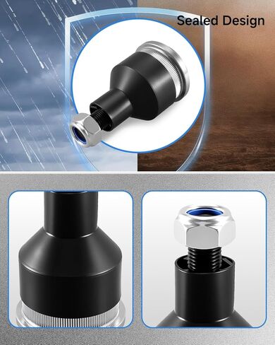 مجموعة وصلات كروية سفلية أمامية متوافقة مع Hyundai Elantra Accent Veloster Venue Elantra Coupe GT Kia Forte Rio Forte Koup Forte5 2012-2023، قطعتان in Kuwait