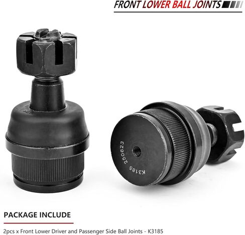 JLEO K3185 2PCS Front Lower Suspension Ball Joint for 2007-2017 Jeep Wrangler,2018 Jeep Wrangler Jk,Front Driver and Passenger Side for 1999-2004 Jeep Grand Cherokee in Saudi Arabia