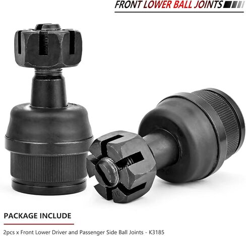 JLEO K3185 2PCS Front Lower Suspension Ball Joint for 2007-2017 Jeep Wrangler,2018 Jeep Wrangler Jk,Front Driver and Passenger Side for 1999-2004 Jeep Grand Cherokee in Saudi Arabia