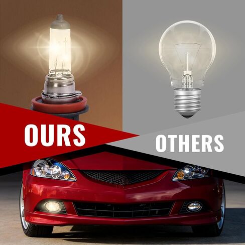HECASA Pair Fog Lights Compatible with 2006-2008 Acura TSX Front Bumper Fog Light Lamp Clear Lens Replacement for 33951SECA01 33901SECA01 AC2594100 AC2595100 in Saudi Arabia