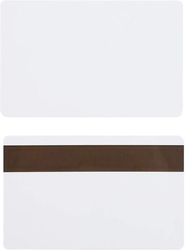 حزمة من 10 بطاقات رسومية عالية الجودة من PVC الأبيض مع LoCo 3 Track Mag Strip Cards CR80 30 Mil حجم بطاقة الائتمان القياسية CR8030 LoCo 3 من MY ID City in Kuwait