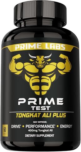 Prime Labs Tongkat Ali for Men - Organic Black Maca Root Powder - Tribulus Terrestris, Horny Goat Weed - Energy, Stamina, Endurance, Strength - 60 Capsules in Saudi Arabia