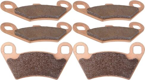 ECCPP Front and Rear Brake Pads for Polaris Sportsman 500 2010 2011 2012 (FA159, FA354 Sintered) in Saudi Arabia