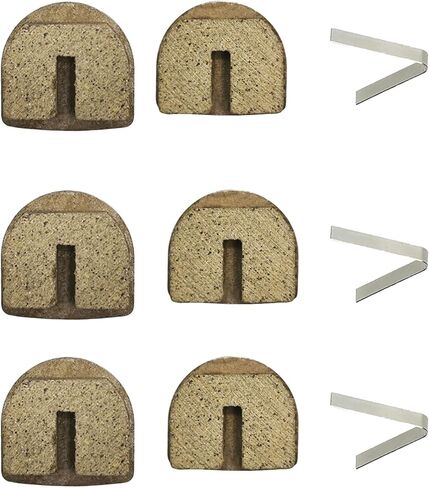 Rounded Front Rear Brake Pads for Razor MX650 MX500 SX500 McGrath Dirt Rocket Quad 500 RSF650 Electric Scooter 4 Wheeler ATV Motocross Disc Brake Pads Replacement in Kuwait