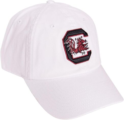 Desert Cactus University of South Carolina Baseball Hat Gamecocks USC Brimmed Embroirderd Hats Cap Adjustable Cloth Strap Adult (Style B1) Red in Saudi Arabia