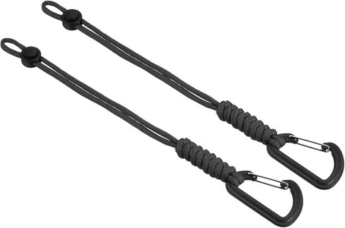 PATIKIL Paracord سلاسل المفاتيح مع مقاطع حبل مضفر حلقة هوك مشبك قابل للتعديل للمفاتيح التخييم في الهواء الطلق التنزه الرجال النساء in Saudi Arabia