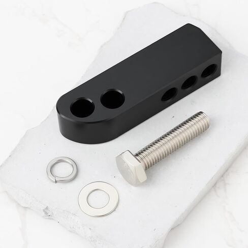 Headlight Extension Block Compatible with Har-Ley Dyna Street Bob FXDB Black in Saudi Arabia
