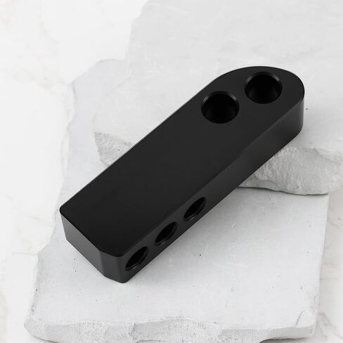 Headlight Extension Block Compatible with Har-Ley Dyna Street Bob FXDB Black in Saudi Arabia