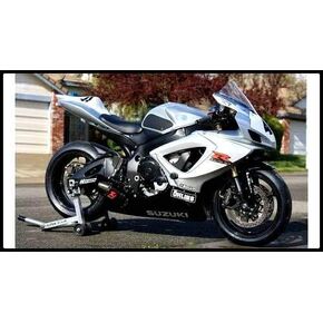 TechSpec Gripster Tank Grips - SUZUKI GSXR 600/750 (2006 - 07) تصميم المسار - 62-0065-SS - جلد الثعبان in Kuwait
