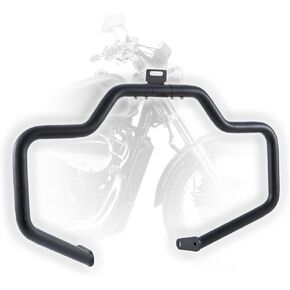 Mustache Crash Bar Engine Guard Highway Bar Compatible with Honda 750 VT750 VT750C VT400 Shadow Aero Phantom Spirit (Black) in Kuwait