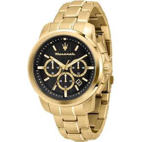 Men's Watch, Successo Collection, Chronograph Watch, Made of Stainless Steel and Yellow Gold PVD - R8873621013 in Kuwait