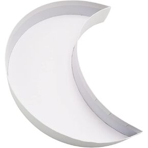 WENPACK 12" Fillable Cardboard EID Moon Shaped Tray Gift Grazing Charcuterie Board Paper Box Container (Moon) in Kuwait