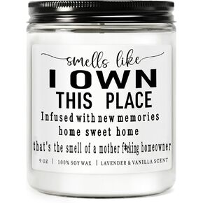 House Warming Gifts New Home,Funny New Home Gift Ideas Scented Candle,Housewarming Gifts for Women,Men,Couple,Friends,New House Must Haves,Closing Gift for Home Buyers 9 oz in Saudi Arabia